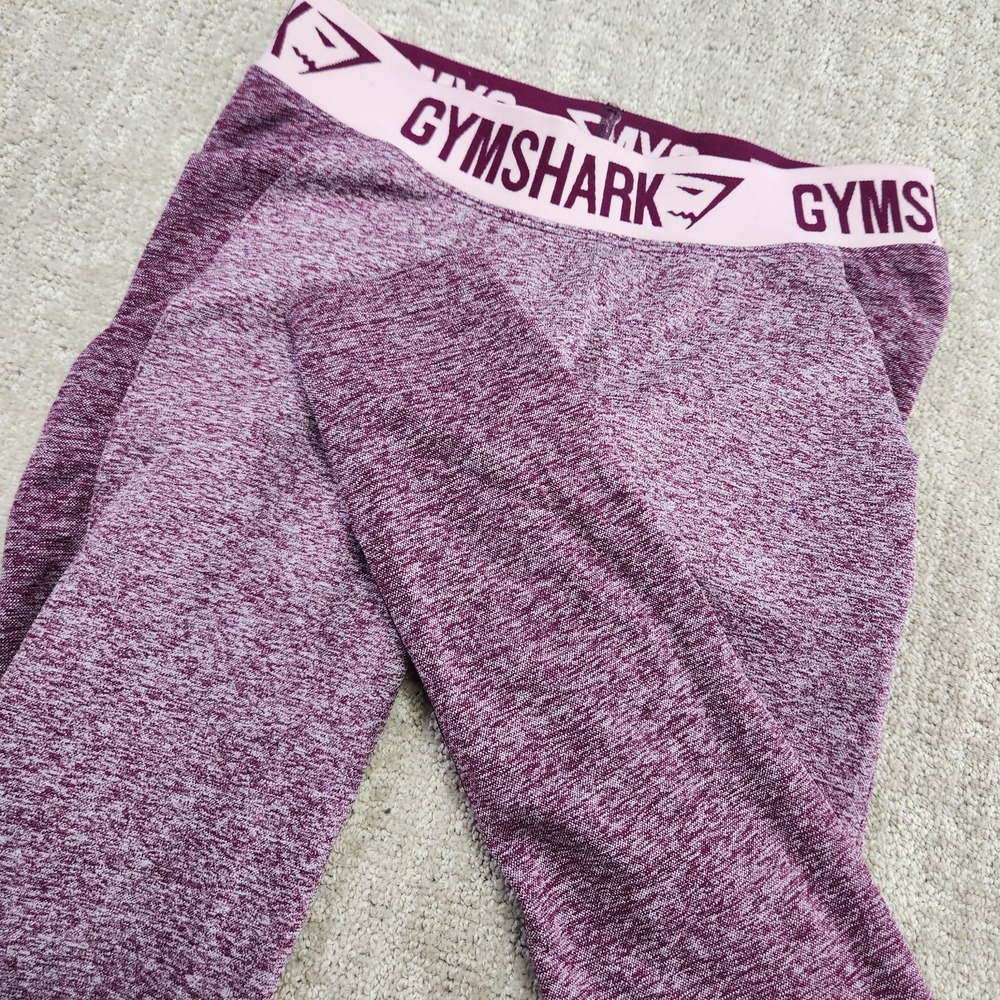 Gymshark Pants Women Small Flex Leggings Dark Ruby Training Athleisure